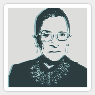 RBG in grays Sticker